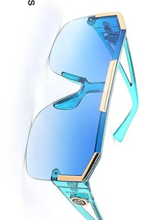 Square Oversized Sky Sunglasses main image 3